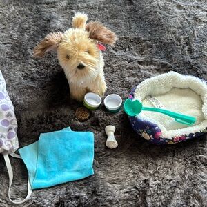 American Girl dog set..
